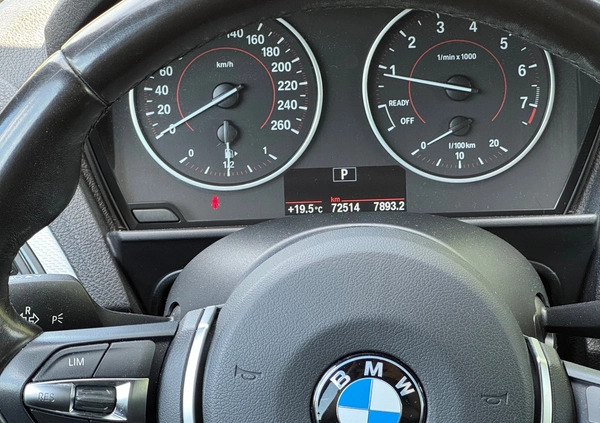 BMW Seria 1 cena 75000 przebieg: 72000, rok produkcji 2016 z Katowice małe 742